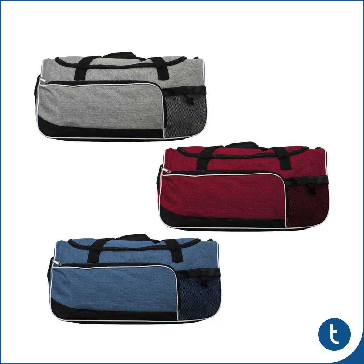 Gym Bags with Shoe and Bottle Pockets